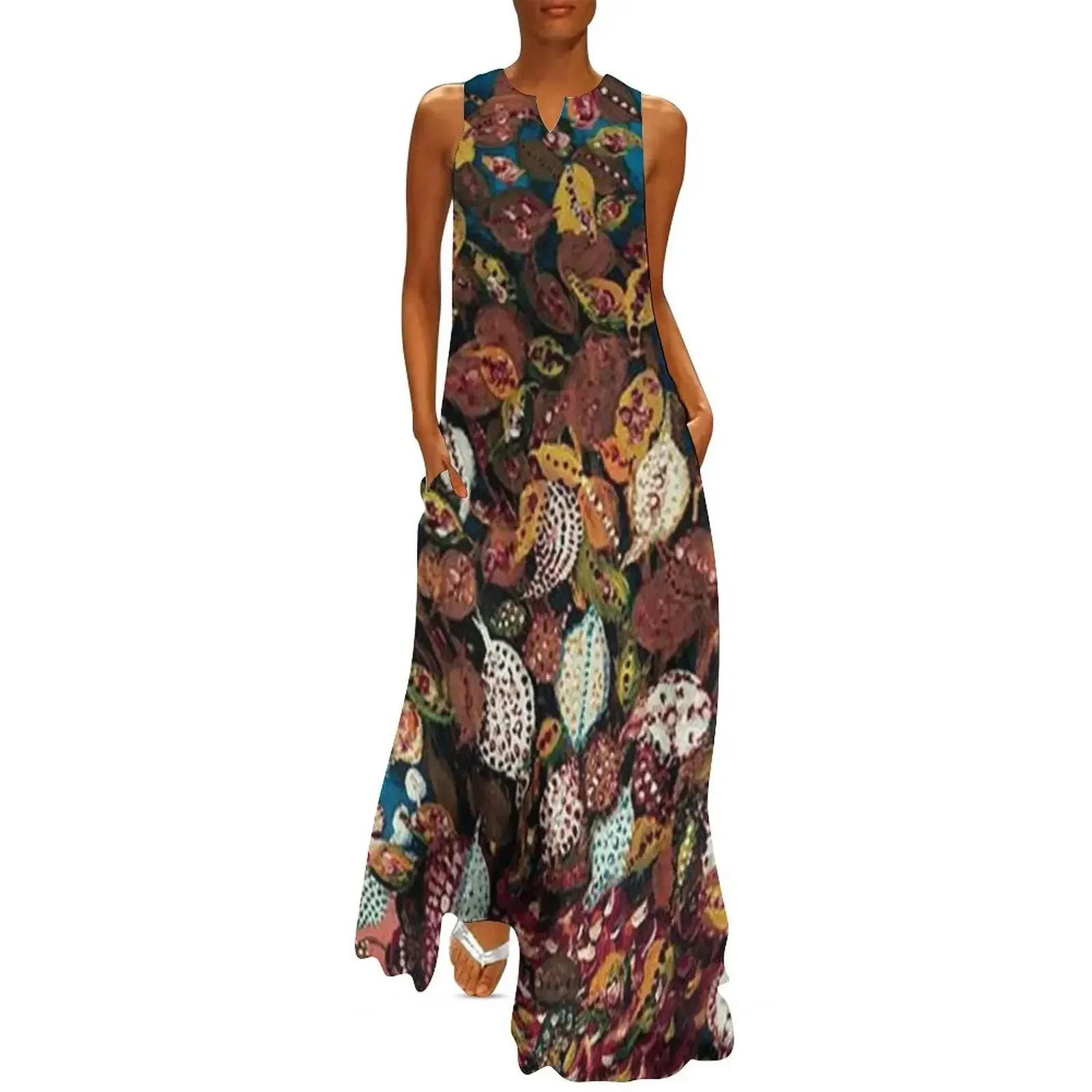 

Le Bouquet de Feuilles - Seraphine Louis - Favourite Artists Collection Long Dress cute dress beach dresses summer dresses Dress