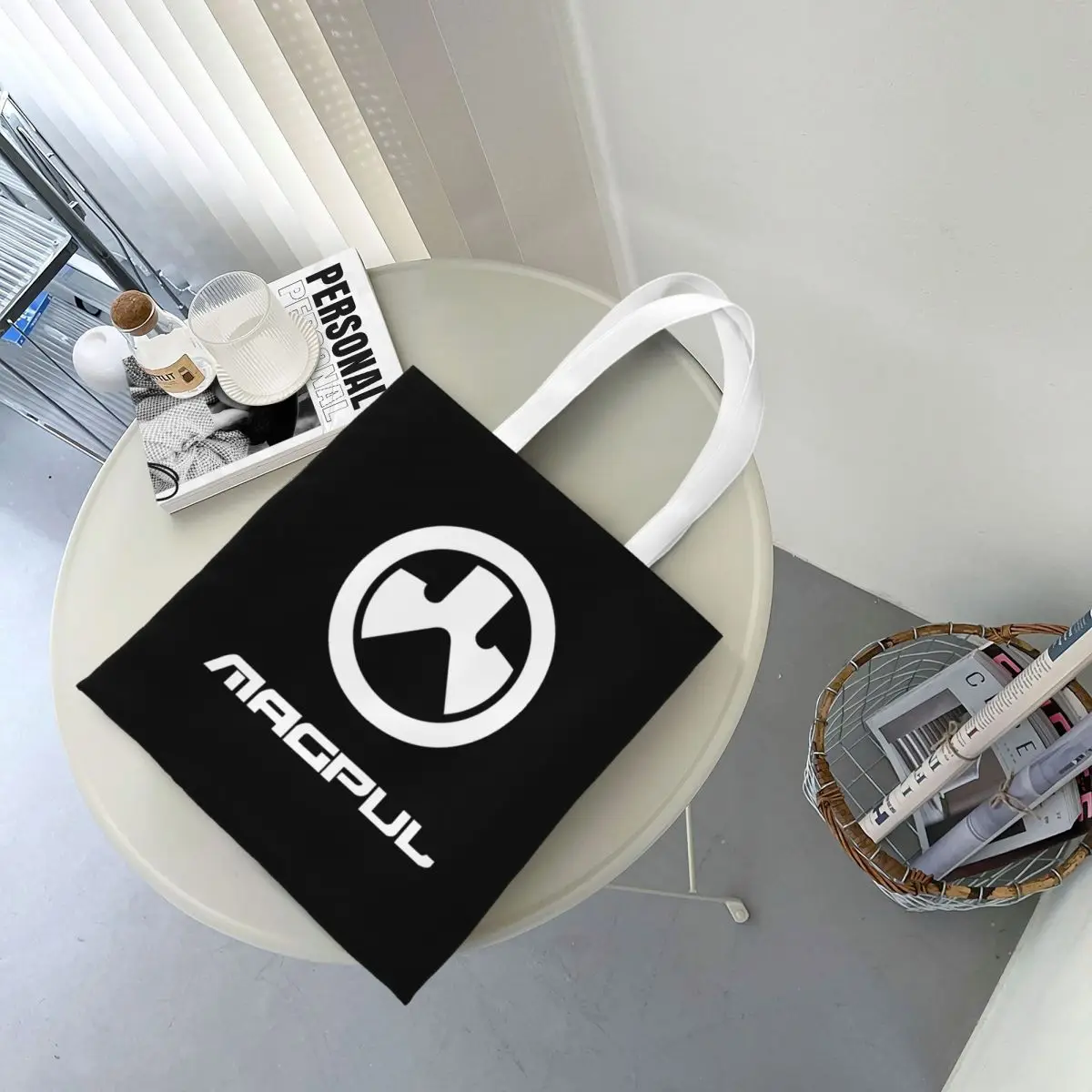 Сумки для покупок с логотипом Firearms Magpul, парусиновая большая сумка, складная сумка для девочек, дорожная сумка через плечо