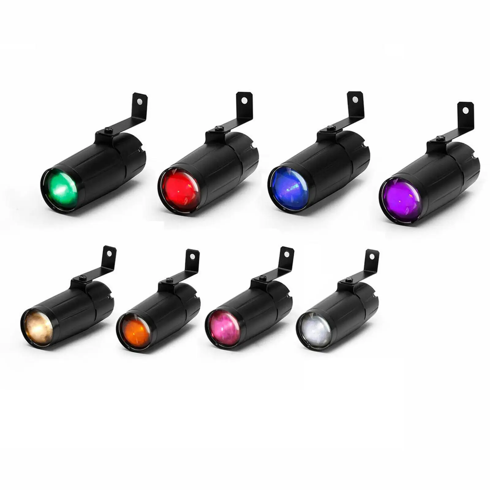 

3W Disco KTV Party Bar MultiColor LED Stage Pinspot Light IP15