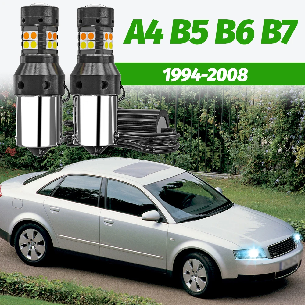 2x Dual Mode Blinker + Tagfahrlicht Zubehör LED DRL Für Audi A4 B5 B6 B7 1994-2008 2001 2003 2004 2005 2006 2007