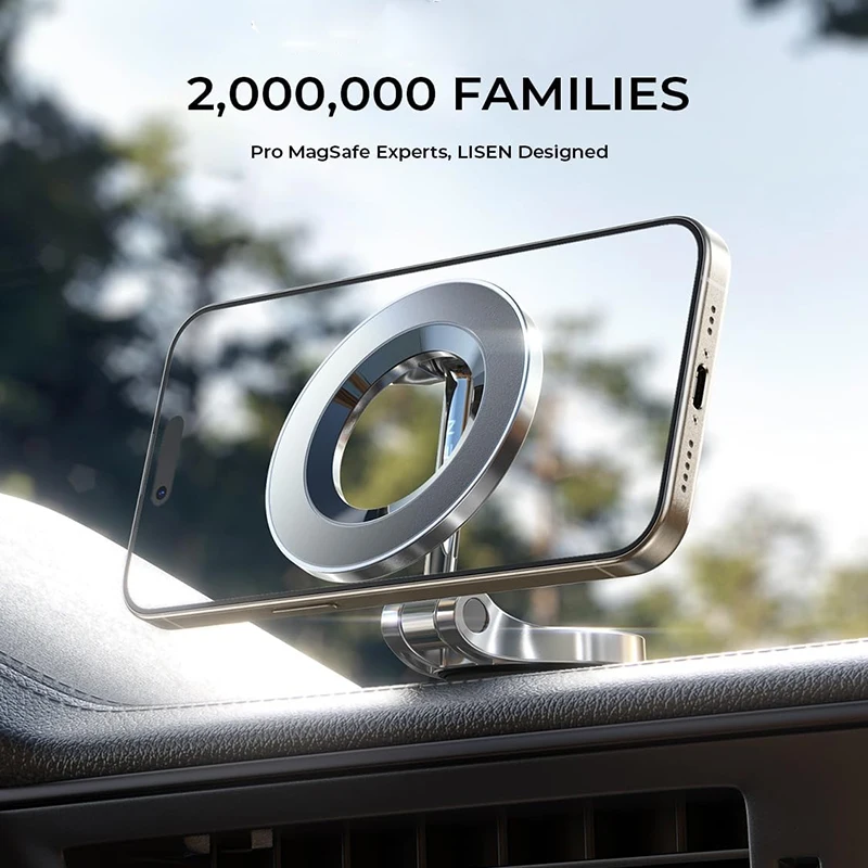 

1080 Magsafe Car Phone Holder For Vehicles Mobile Support For The Car Cell Phone Holder in Car For iPhone 14 13 Pro Max Plus
