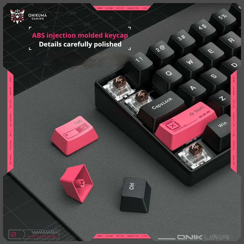 Onikumag55 Esports Mechanical Keyboard Wired 61 Key Rgb Illuminated Usb Interface Gaming Office Gaming Computer Accessories