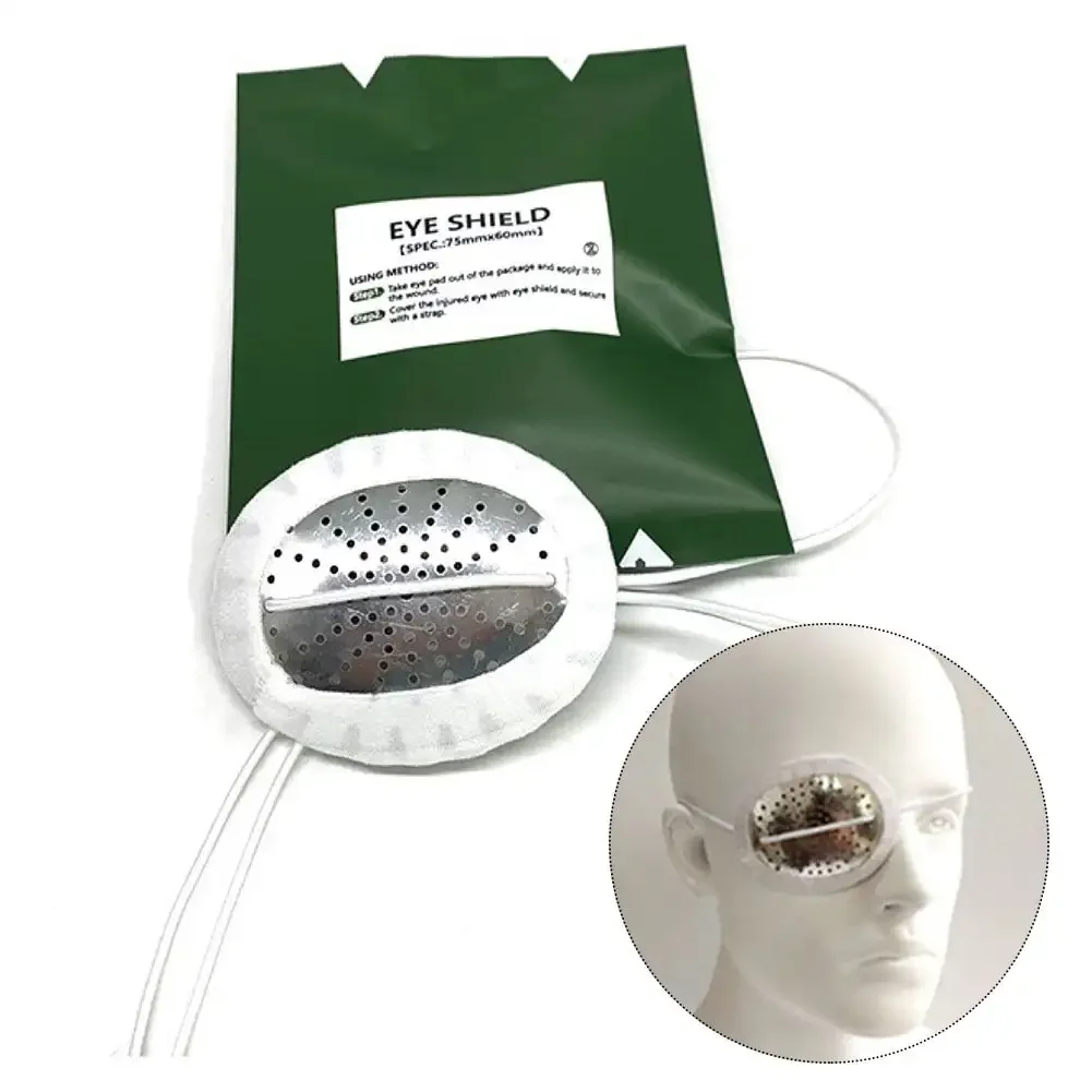 Outdoor Disposable Rescue Eyes Shield Aluminum Alloy , Placed Over An Injured or Postoperative Eye Safety Eyes First-aid Kits