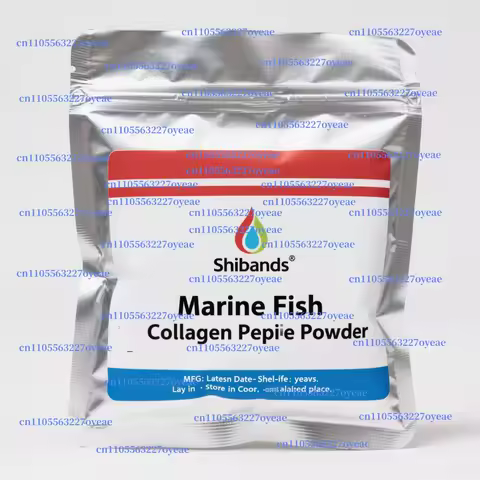 Global Customized Hydrolyzed Marine Fish Collagen Peptides Powder, Inner Pack Double Deck Plastic Bags for Fast Distributors