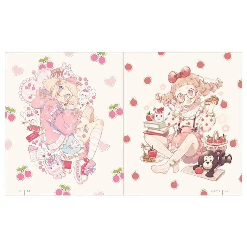 EKU Uekura Art Book Artwork Illustration Collection Sugary Girls A Sweet and Delicious Dress Shop Cute Japanese Anime Kawaii
