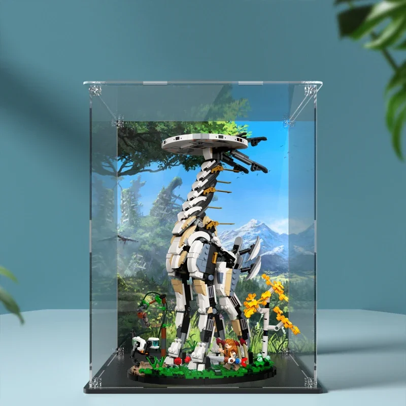 

76989 Acrylic display box for lego display case for Horizon building block dustproof clear showcase toy storage box 28x22x38cm