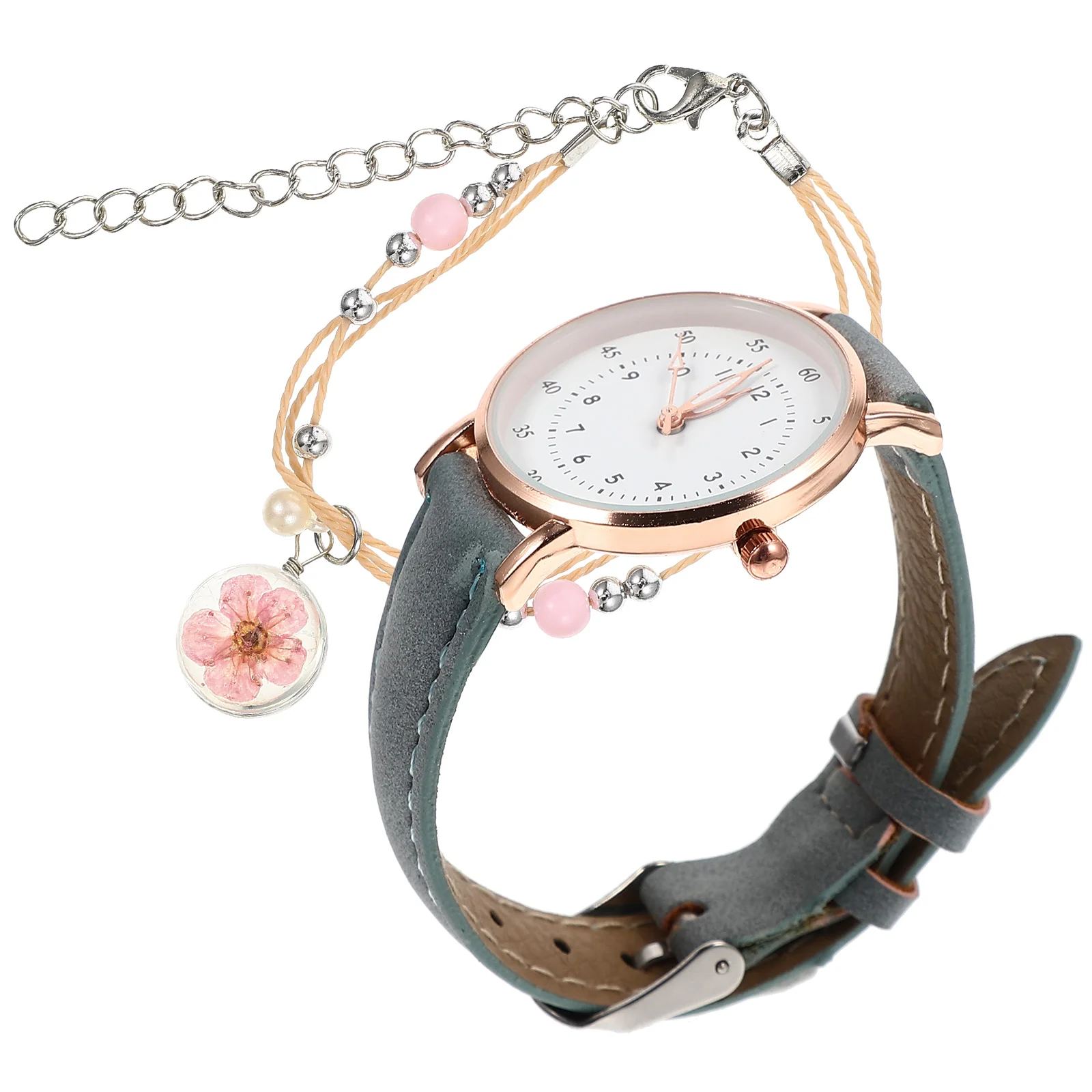 Ladies Watch Party Wrist Decorate Quartz Watches Wear-resistant Bracelet Compact Women Pu Female Decorative Woman