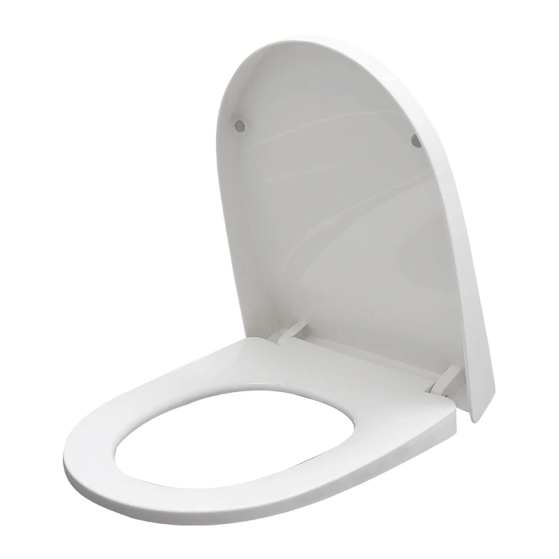 Thermostatic Toilet Seat Cover 220V AC Elongated Smart Electronic Heated Toilet Seat Lid with Quick Release Hinge & Soft Close