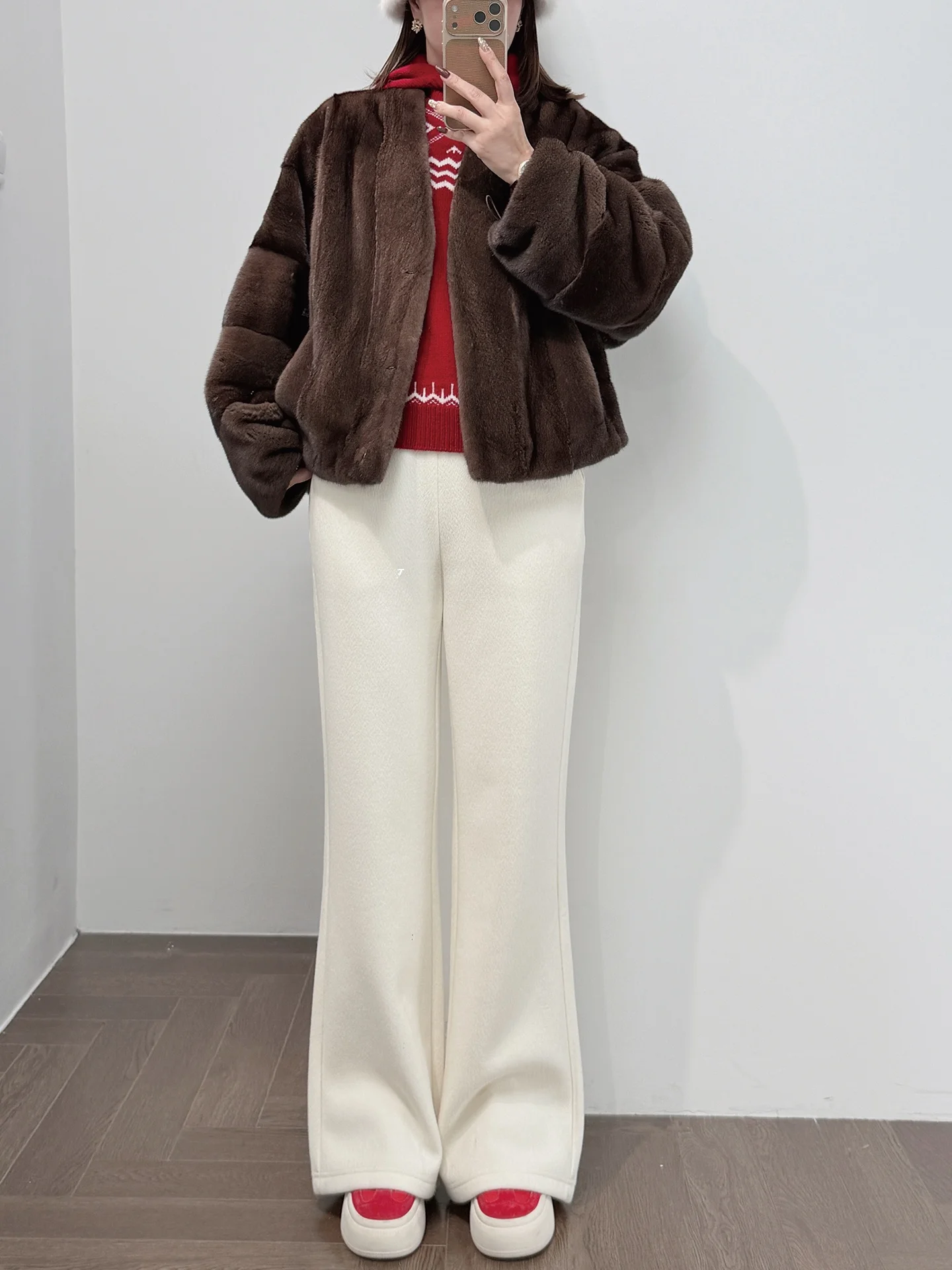 High Waist Knitted …