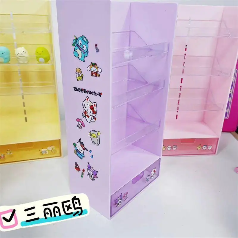 Cinnamoroll Kuromi Pompompurin Hello Kitty Pochacco Mymelody Hangyodon Sanrio Compartmentalised Figurines Display Organiser Gift