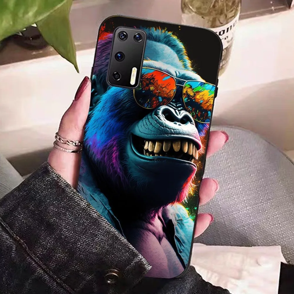 COOL Monkey Gorilla Ape Phone Case For Huawei P 8 9 10 20 30 40 50 Pro Lite Psmart Honor 10 Lite 70 Mate 20lite