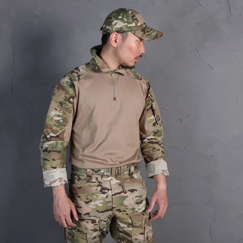 Emersongear E3 Kampf-T-Shirt für Herren Sportshirt Jagd-Einsatzoberteil Wandern Outdoor Nylon-Trainingsshirt Alte Version EM9322 – Detail 5