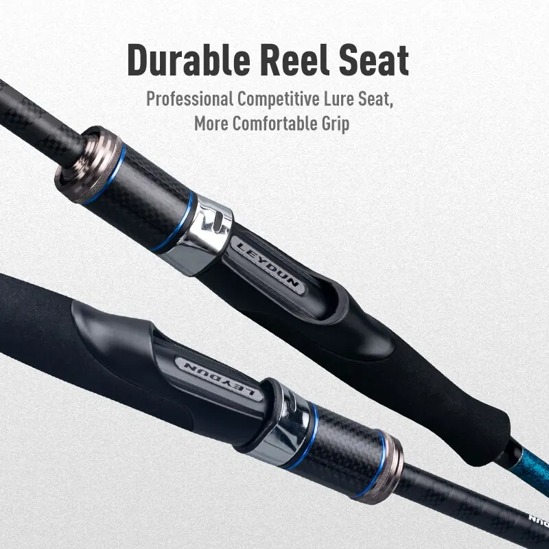 BLUE INSHORE Fishing Rods Inshore Breakwater Bass Rod S782L S862ML S902ML Saltwater Light Fast 2 Section Spinning Rods 썸네일 5