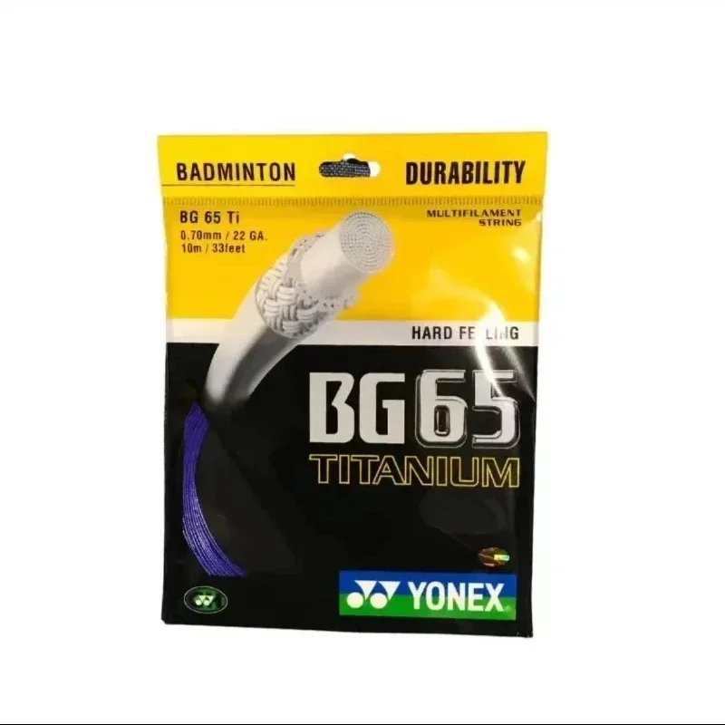 YONEX Badminton Racket String Yy BG65 Ti High Quality String High Elasticity