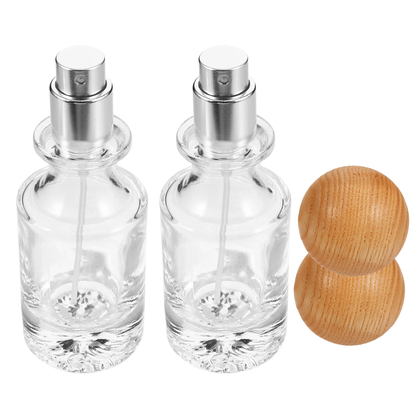 2 قطعة زجاجة عطر للسفر زجاجات زيت عطري زجاجية مدمجة قابلة لإعادة الملء حاوية عطر صغيرة فارغة تخزين حجم السفر