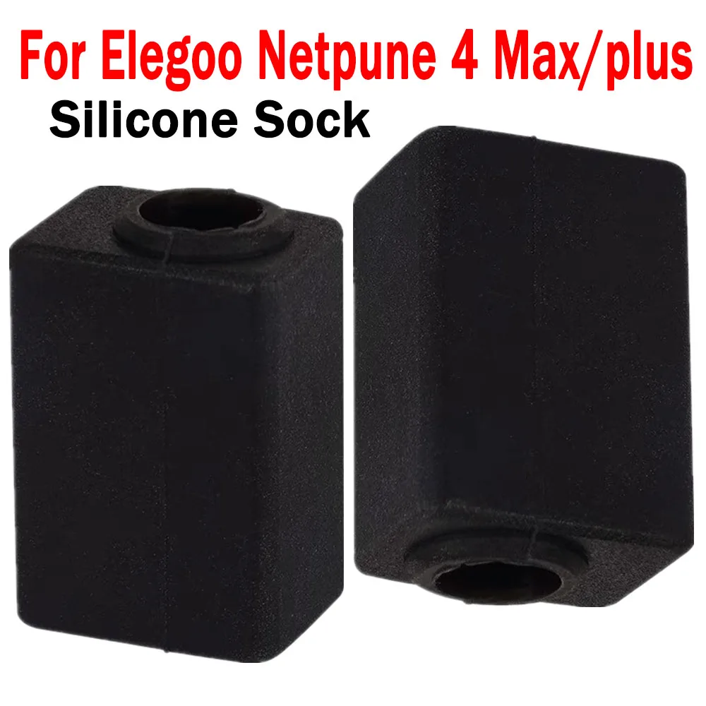 Silicone Sock for Elegoo Neptune 4 Max / 4 Plus 3D Printer Extruder Hotend Protective Cover Heater Block Heat Insulation Case