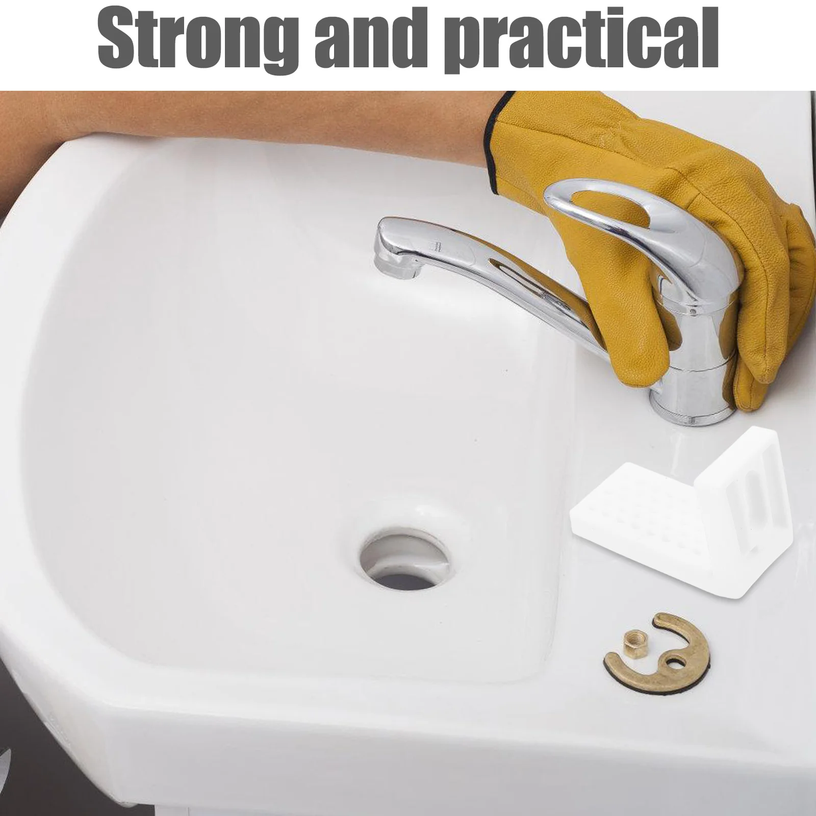 

1Set Universal Hinge Bolts Screws Mounting Bracket Nuts Washer Replacement Parts Fixing Top Mount Seat Hinge Sturdy Durable