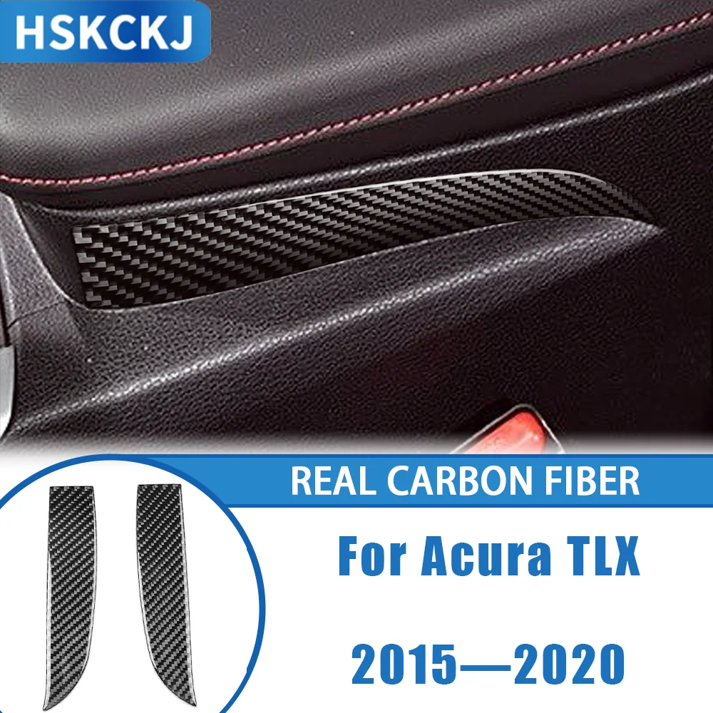 

For Honda Acura TLX 2015—2020 Car Accessories Carbon Fiber Interior Center Console Armrest Panel Cover Trim Modified Sticker