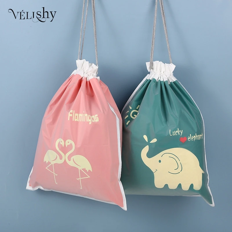 

1PC Drawstring Storage Bag Waterproof Clothing Portable Storage Bag Outdoor Travel Backpack Packing Bag