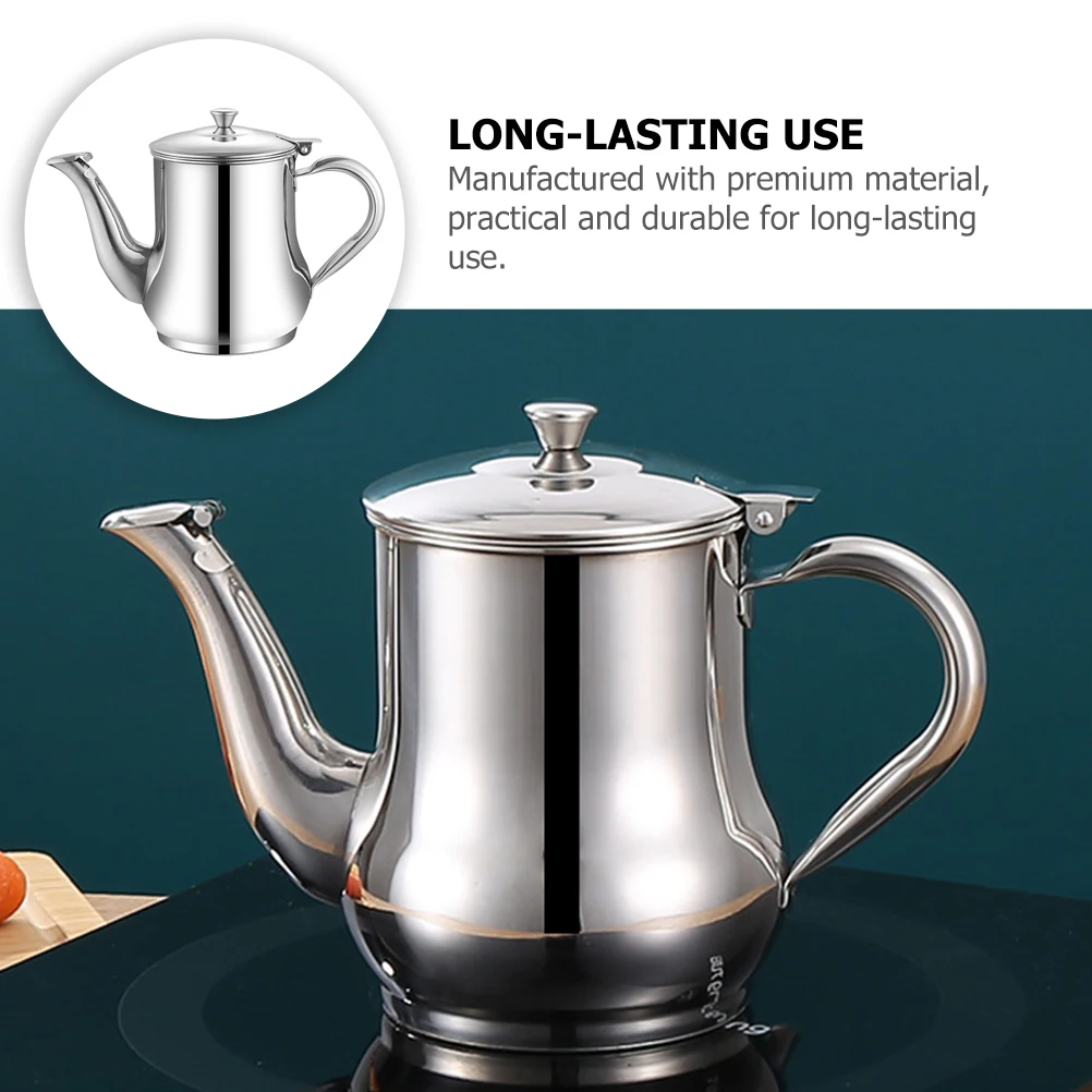 

Premium Stainless Holder Multi-Function Container Household Vinegar Dispenser Reusable Supply Compact Kitchen Oil Dispenser