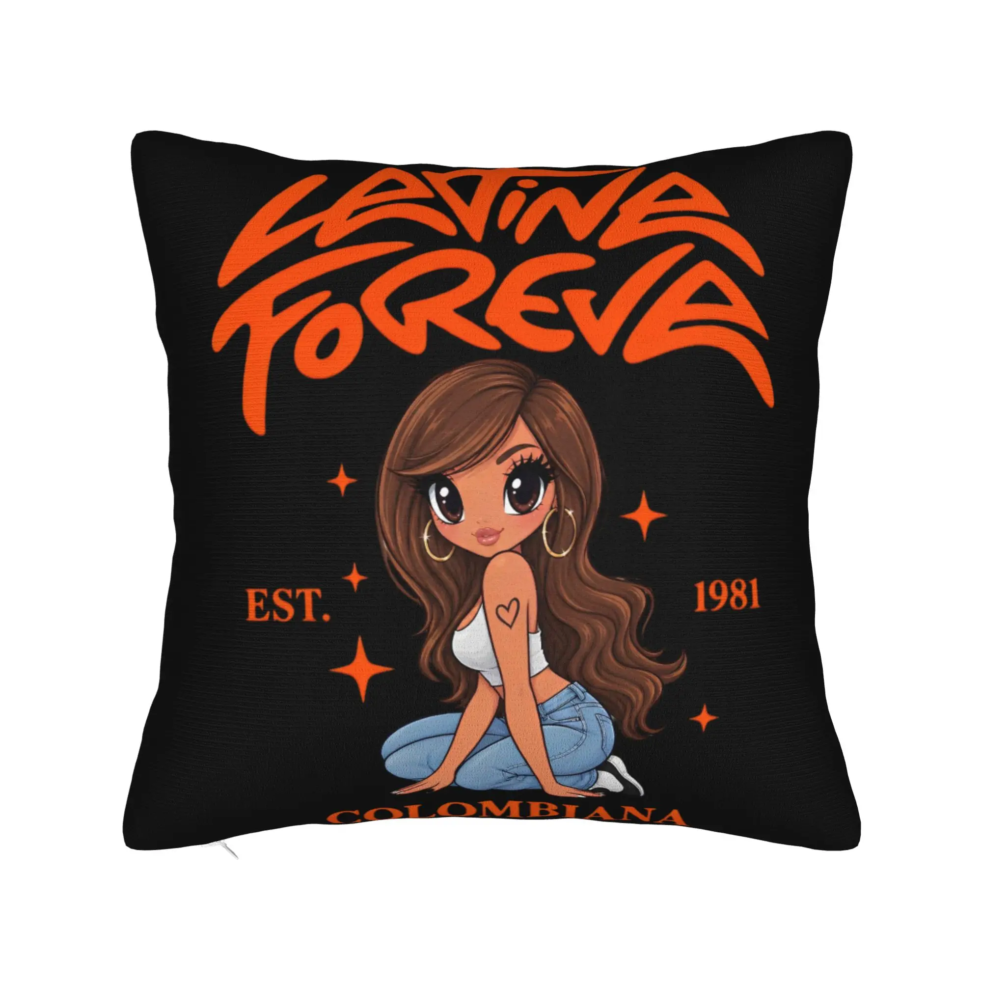 Y2K Home No Me Arrepiento De Sentir Tanto Karols G NMADST  Decor Pillowcases Accessories  Pillow Cover Zipper Multi Size