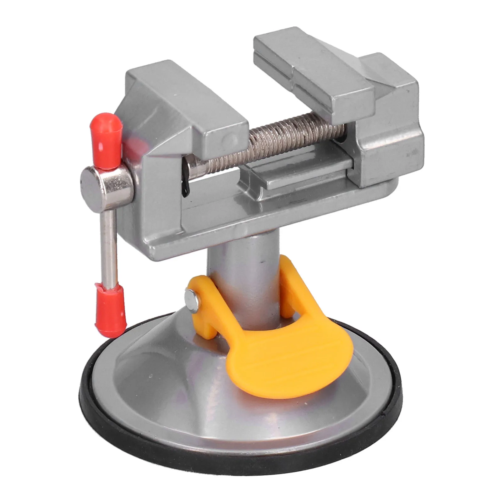 360 Degree Rotation Table Vise Suction Cup Mini Vise 45# Steel 360 Degree Rotation Mini Hand Tool for Glass Desktop Metal