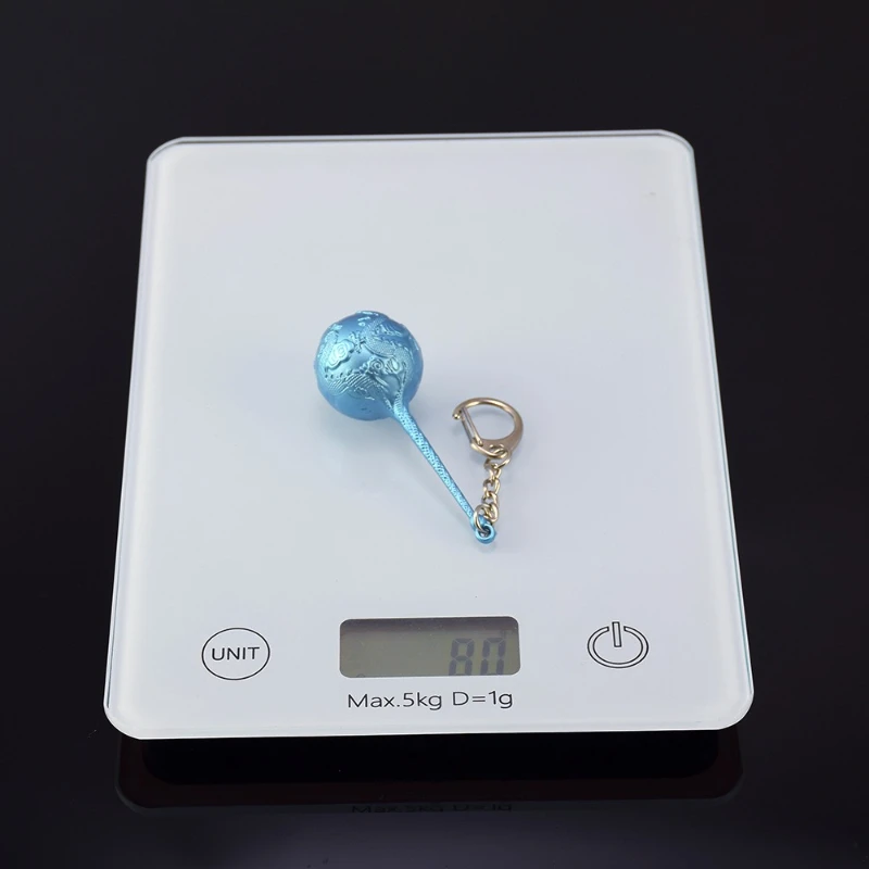 7.5cm/2.95in ne zha 2 anime periféricos ao beng mar sal pérola mexilhão martelo metal artesanato arma modelo anime espada chaveiro presente