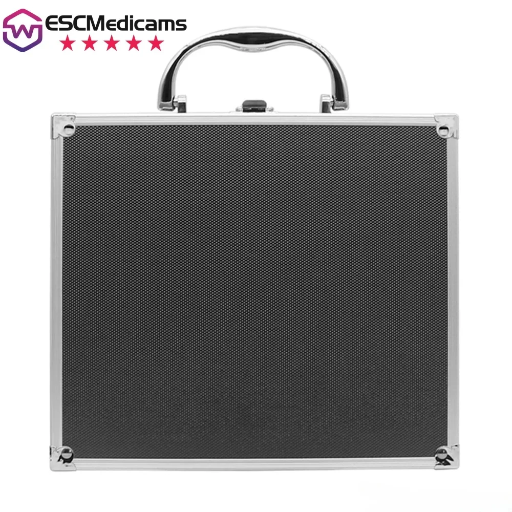 Metal Box para Dental Loupe Operação Iluminada Binocular Lupa Cirúrgica Luz Led Óculos de Farol Caixa de Liga de Alumínio