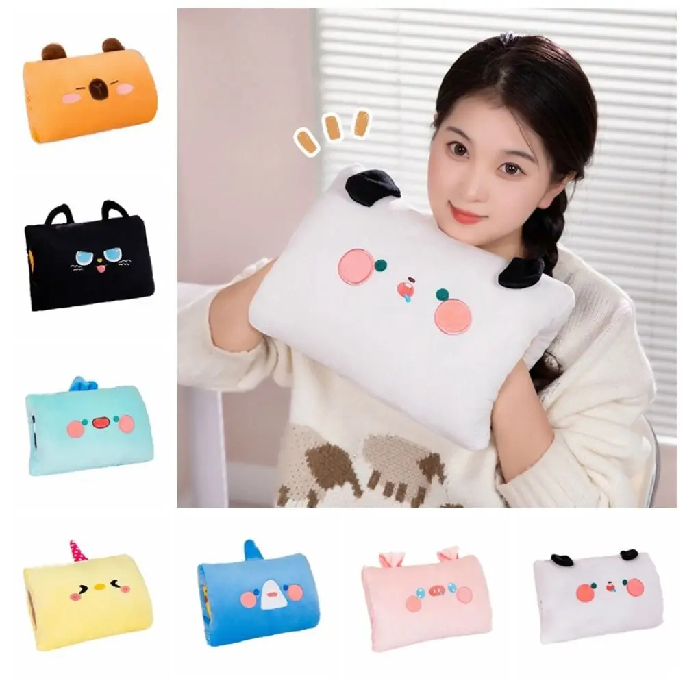 

Gifts Cartoon Hand Warmer Pillow Kawaii Soft Office Nap Pillow Animal Shaped Hand-warming Pillow Plush Throw Pillow School