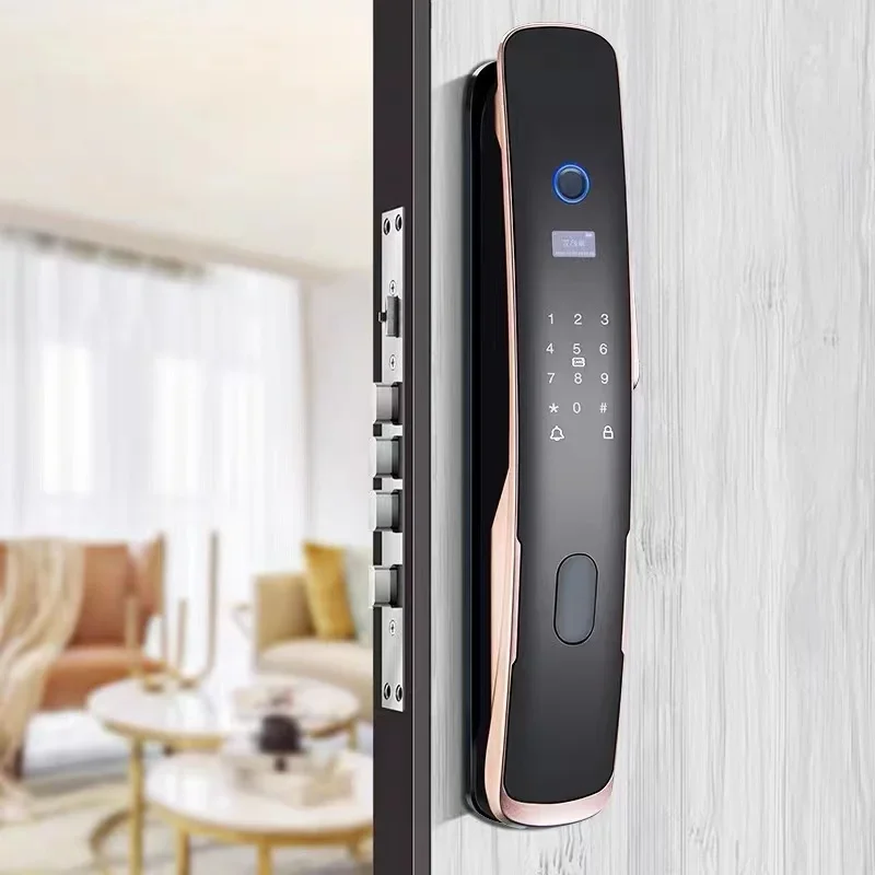 Cerradura de acceso biométrica inteligente para el hogar, dispositivo de cierre automático con Wifi, Tuya Home