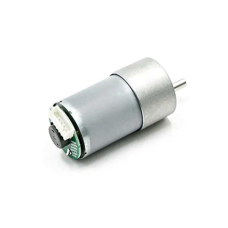 ForMG540 High Torque Encoder Geared Motor Motor with Code Disk Speed Measurement 12V with AB Phase Hall Encoder