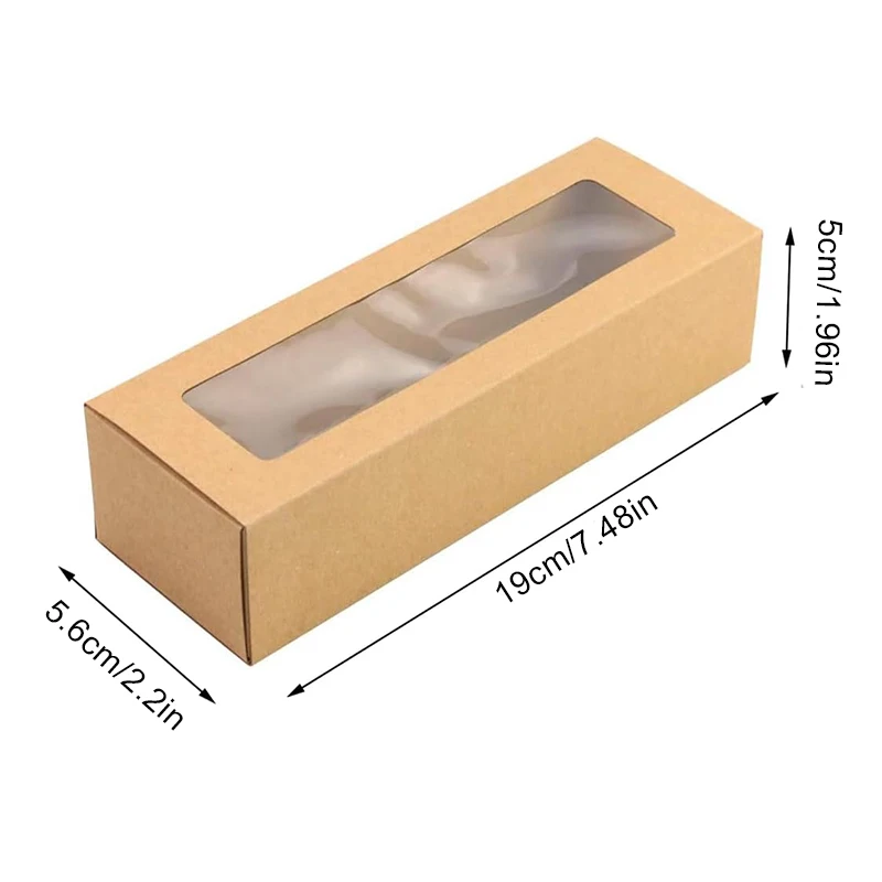 Macaron Boxes With Clear Window 20pcs