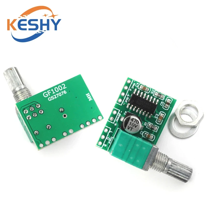 Modulo PAM8403 Scheda amplificatore super digitale Scheda amplificatore digitale classe D 2 * 3W Potenziometro interruttore efficiente