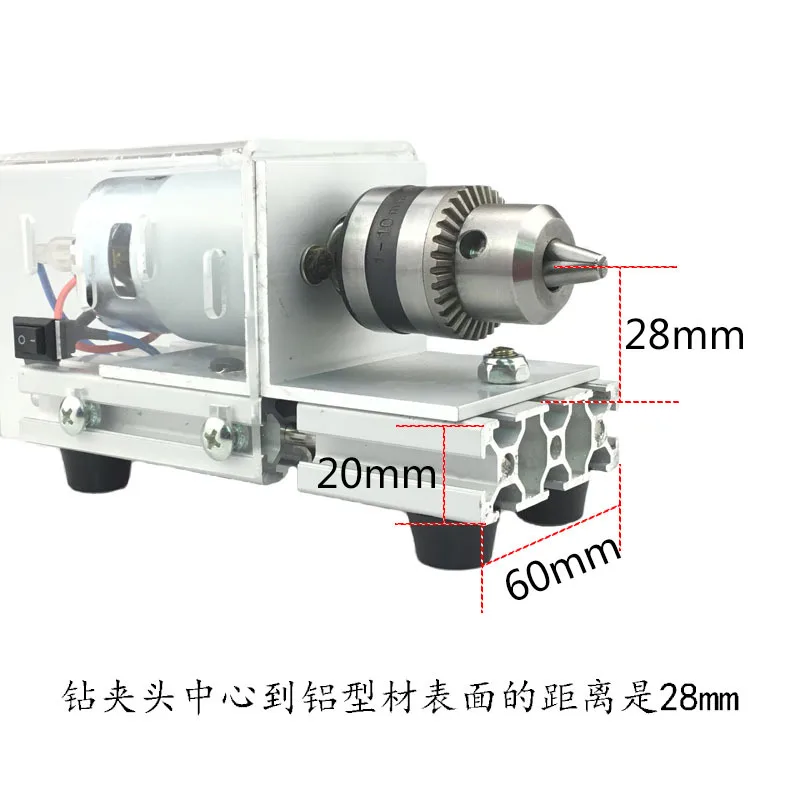 Multifunctional miniature lathe, grinding and polishing car, round bead bead machine, mini