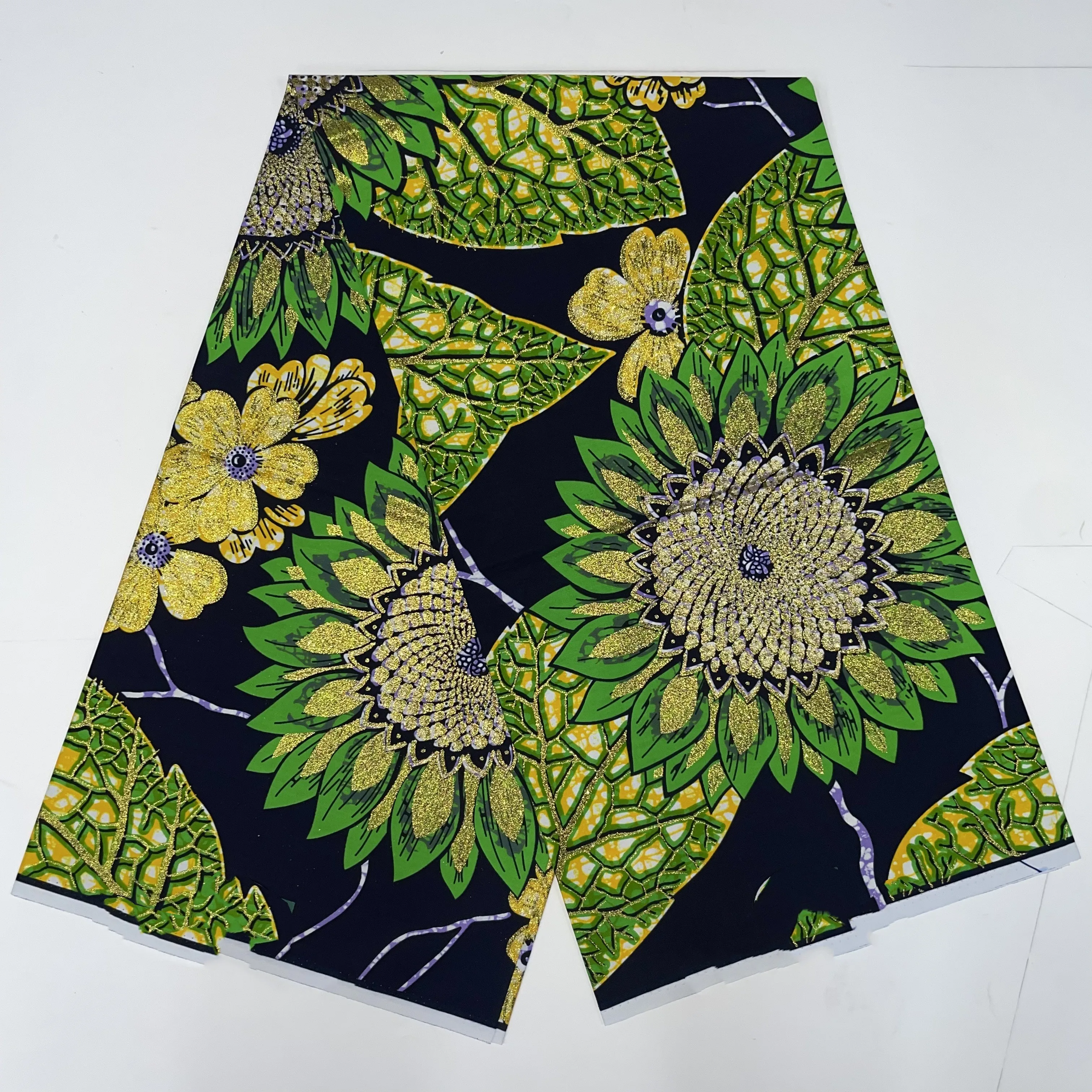 2024 Grand wax Super 100% Cotton African Wax Fabric High Quality Wax Print Ankara Fabric For Sewing 6yards Women Fabric