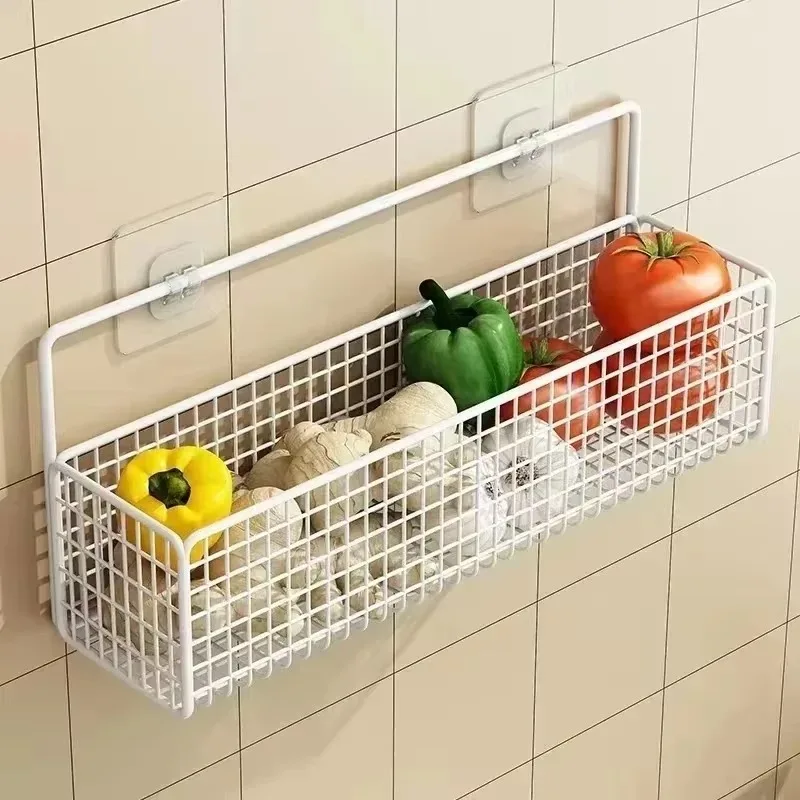 Strong Adhesive Hook Waterproof Shelf Sticker for Bathroom Kitchen Wall Shelf Rack Kitchen Sticking Wall Screw Hook Storage Rack