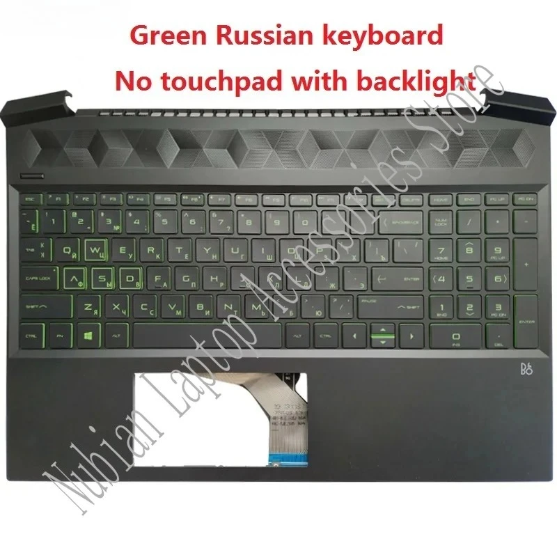 New For Pavilion Gaming 15 15-EC TPN-Q229 LCD Back Cover Top Shell Back Cover Palm Pad Keyboard Top Cover