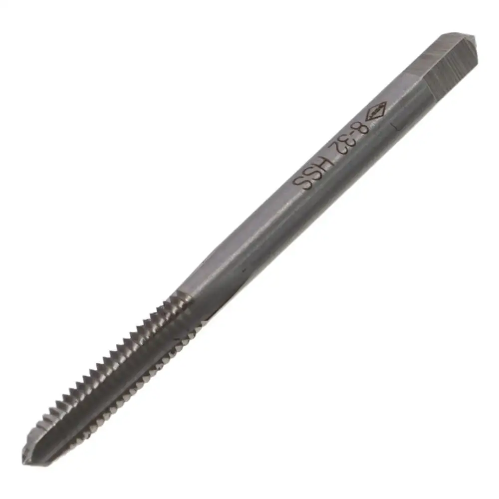 Durable 8-32 UNC Thread Threading Tap 3 Flutes High Speed Steel Machine Tap Screw Tapping Tool