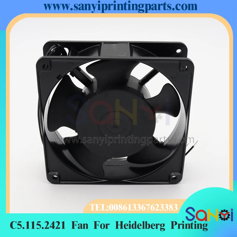 Ventilador Axial 119x38NHR C5.115.2421 de la mejor calidad para máquina de impresión Heidelberg SM102 CD102 CD74 XL75 SM52
