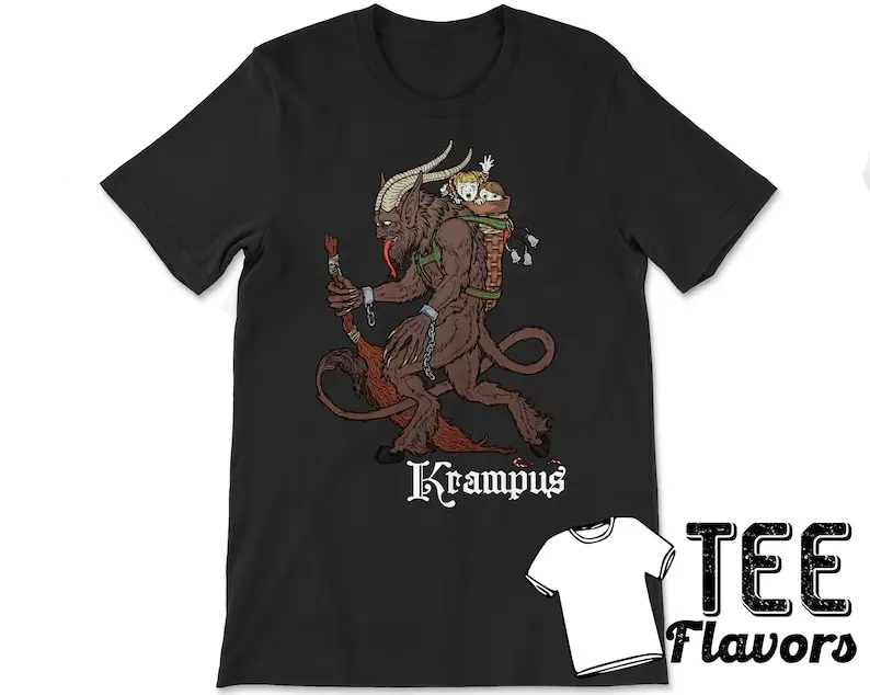 Krampus Horror Christmas Holiday Tee / T-Shirt