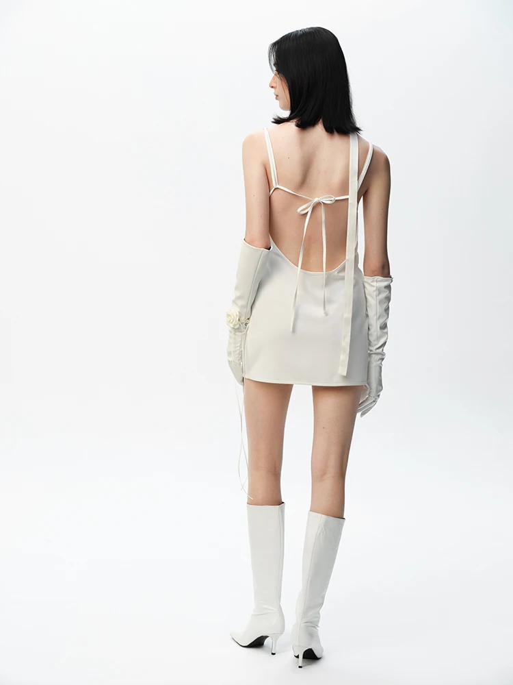 

Silky Elastic Satin ter Ne Dr Versatile Bal Summer Dr Lilna Commute Sle High Waist Silk Blend