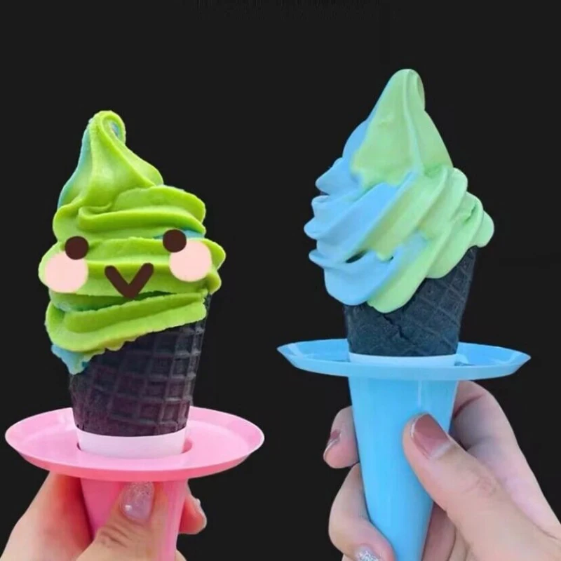 10 قطعة رف الآيس كريم المقاوم للتنقيط حامل الثلج الحرة المجمدة يعامل رف حامل المصاصة للأطفال الآيس كريم