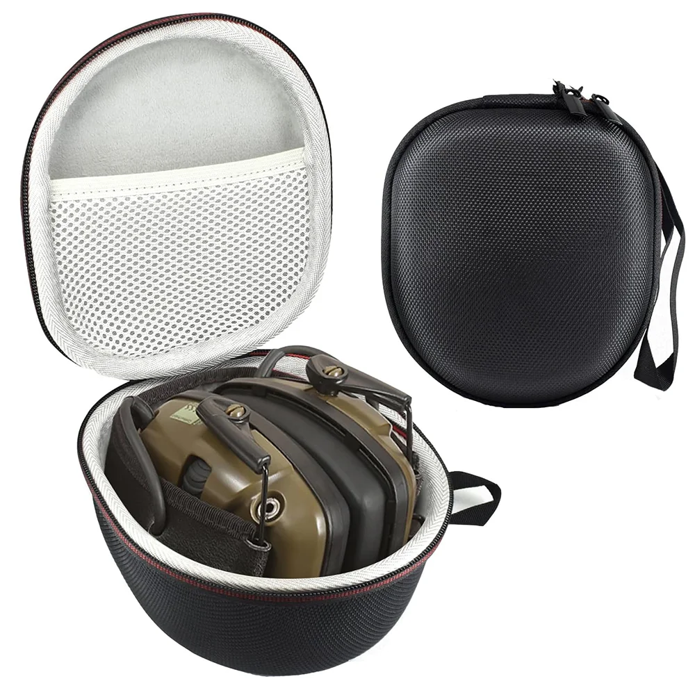 Portable Hard Case for Walker\'s Patrior Razor/Howard Leight/Peltor Sport Tactical/Pro Box For Sho 34dB Ear Shooting Earmuff Bag