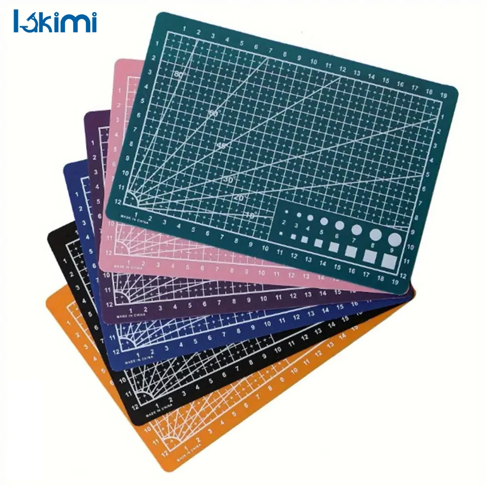 

A4 Self-Healing Double-Sided Cutting Mat - Craft Plastic Board with Grid for Sewing, Scrapbooking, and Fabric LK-AA87