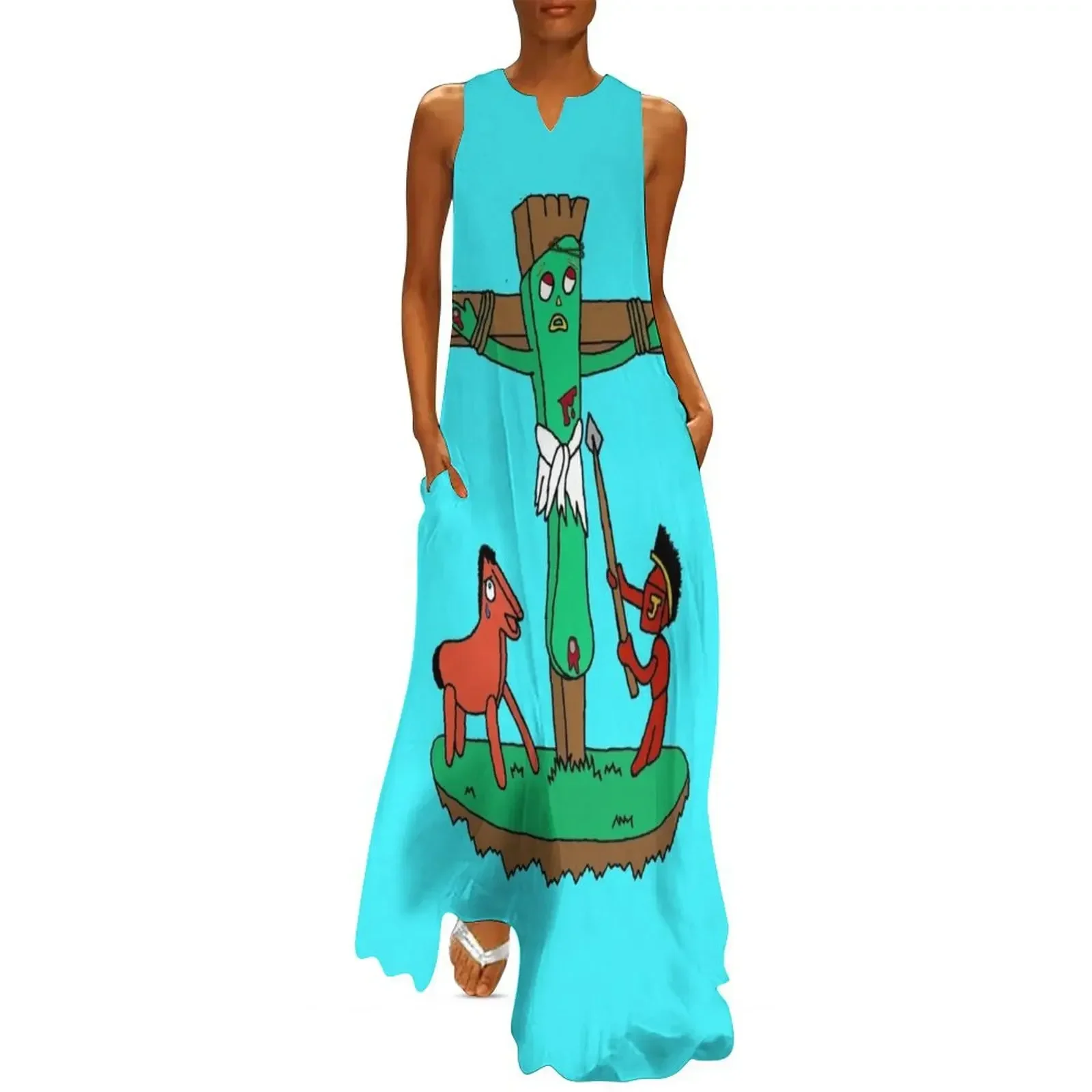 

Gumby Died For Our Sins Long Dress beach dress girls women 2025 luxury evening dresses women 2025
