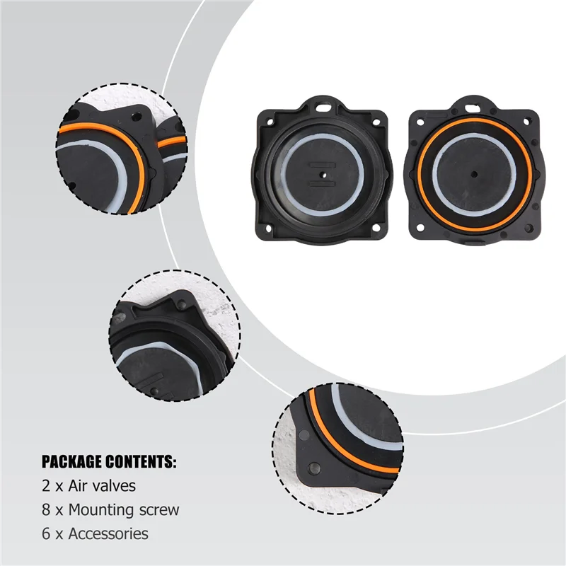 AEA9-Hiblow Hp-80/Hp-60 エアポンプダイヤフラムリビルド修理キットエアバルブ取付ワッシャー 80PC000042P ダイヤフラムフィルター