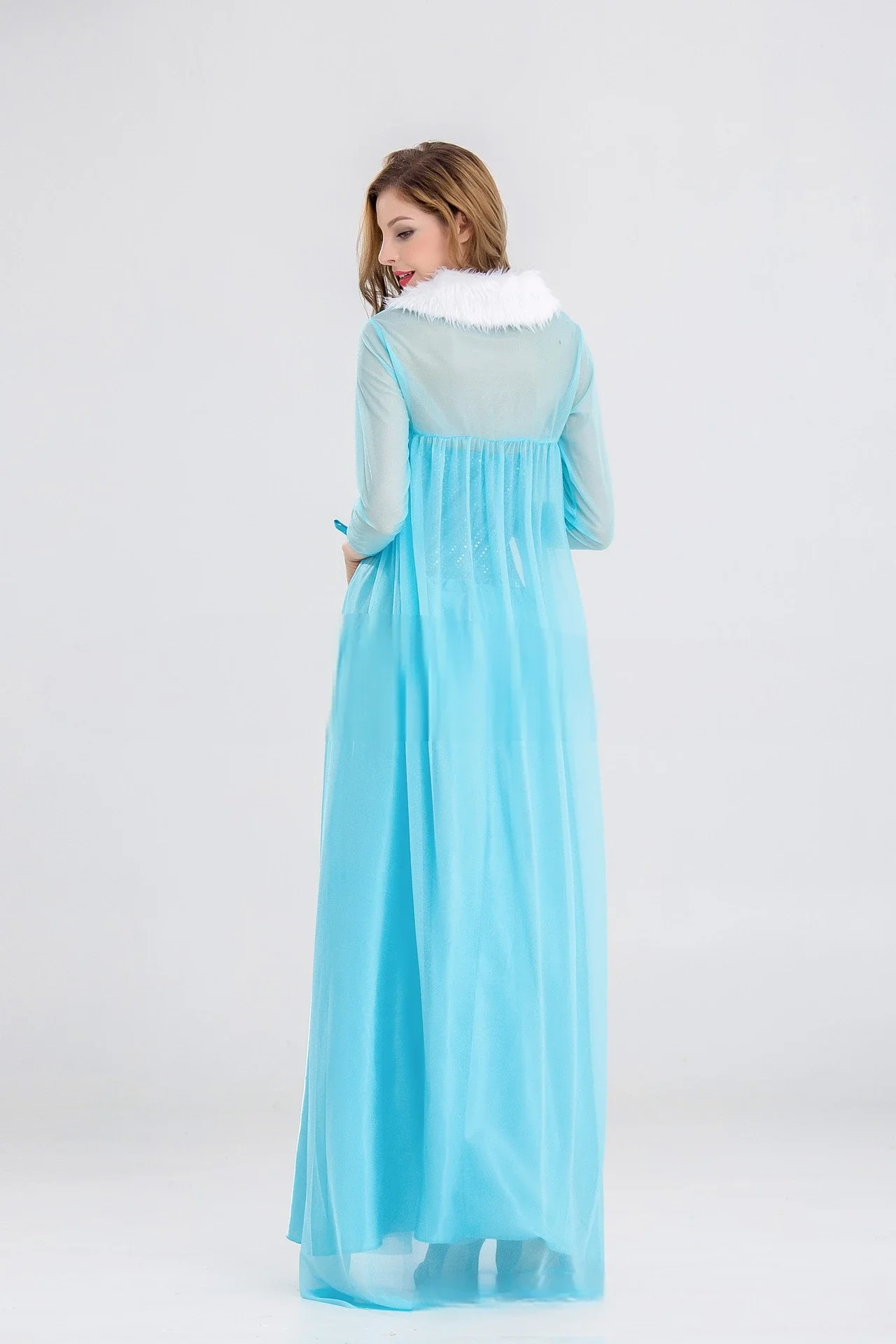 ملابس المحكمة الأوروبية والأمريكية للهالوين، ورومانسية الجليد والثلج، وحفلة مسرح الأميرة إلسا للبالغين