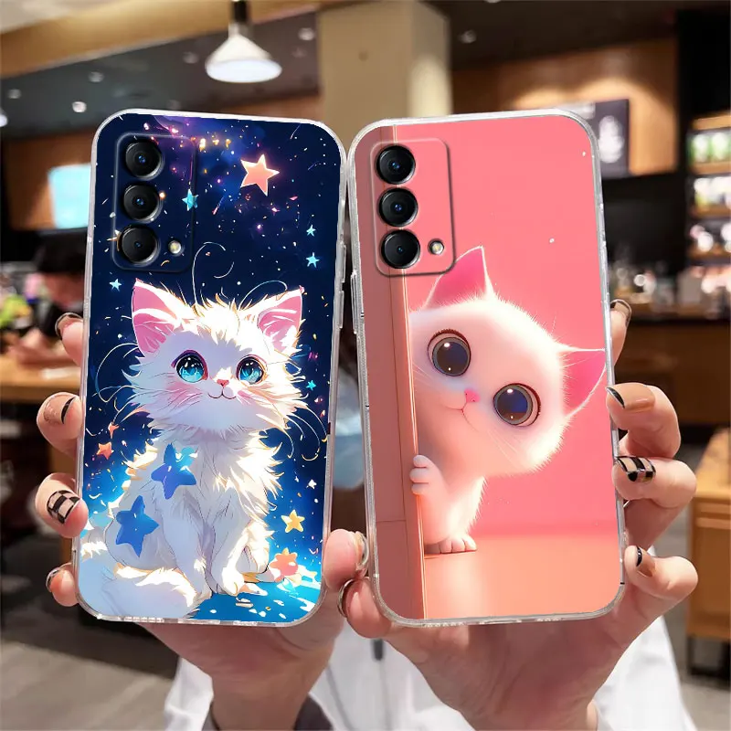 Для Realme GT Master Edition GT Explorer Master Cat чехол для телефона GT2 Master Explorer противоударный прозрачный мягкий силиконовый чехол на заднюю панель