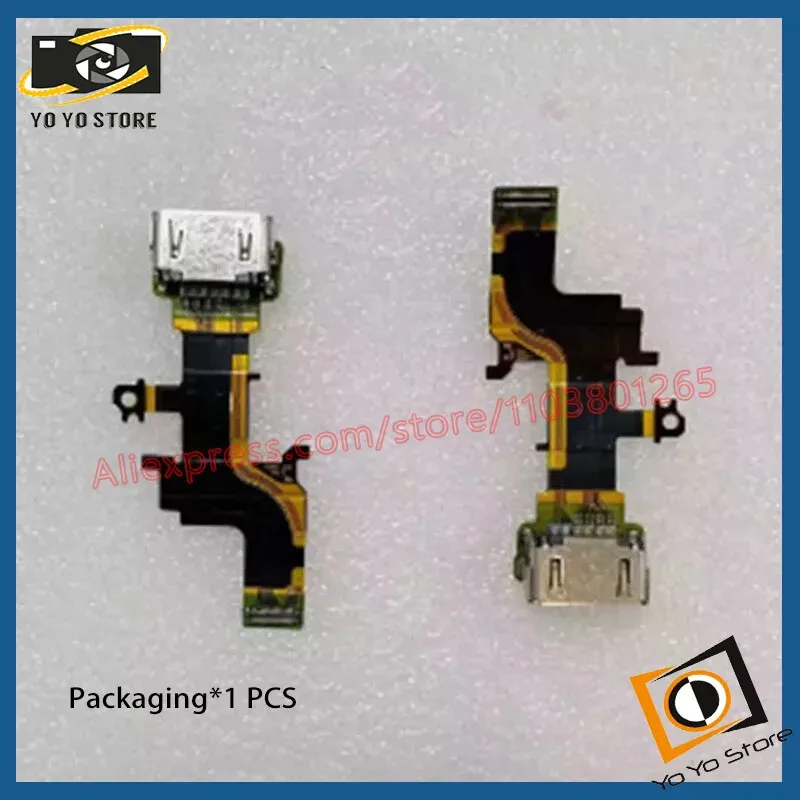 1 шт. для Sony A7S3 A7M4 A7R4A A7R5 FX3: гибкий шлейф HDMI-порта HD-интерфейса, запчасти для камеры