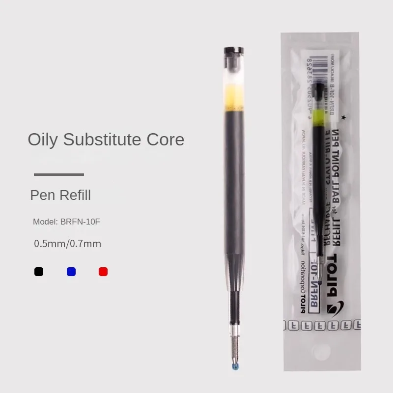 

1pcs/3pcs/5pcs Japan Pilot Black 0.5mm 0.7mm Ballpoint Pen Refills BRFN-10F Oil Gel Pen Refill Office School Writing Smooth